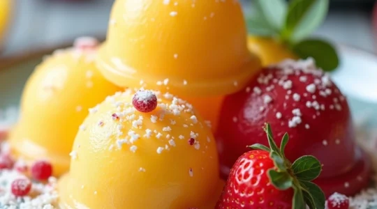 dessert glacé