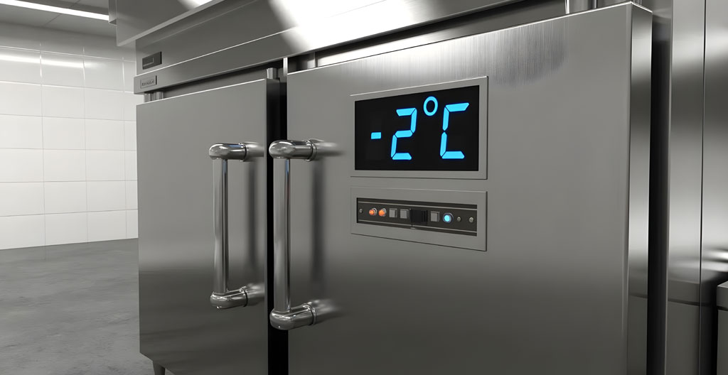 Armoire réfrigérée professionnelle avec afficheur température digital HACCP